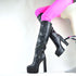 HOCHWERTIGE PUNK GOTHIC DAMEN STIEFEL